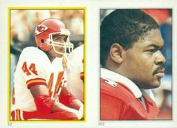 1985 Topps Stickers #52 / 202 Herman Heard / Mike Pitts Front