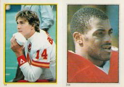 1985 Topps Stickers #58 / 208 Todd Blackledge / Kenny Johnson Front