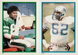 1985 Topps Stickers #84 / 234 Wesley Walker / Curtis Green Front