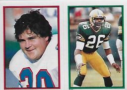 1985 Topps Stickers #91 / 241 Larry Moriarty / Tim Lewis Front