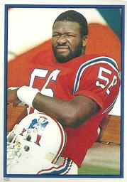 1985 Topps Stickers #100 Andre Tippett Front