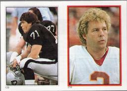 1985 Topps Stickers #109 / 259 Bill Pickel / Mark Moseley Front