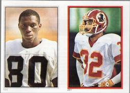 1985 Topps Stickers #111 / 261 Malcolm Barnwell / Vernon Dean Front