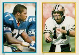 1985 Topps Stickers #122 / 272 Jeff Bryant / Richard Todd Front