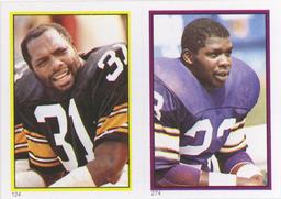 1985 Topps Stickers #124 / 274 Donnie Shell / Ted Brown Front