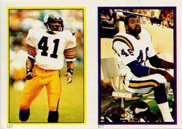 1985 Topps Stickers #127 / 277 Sam Washington / Alfred Anderson Front