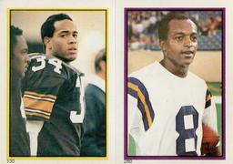1985 Topps Stickers #130 / 280 Walter Abercrombie / Greg Coleman Front