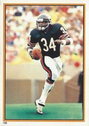 1985 Topps Stickers #156 Walter Payton Front