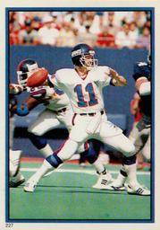 1985 Topps Stickers #227 Phil Simms Front