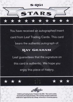 2013 Leaf Valiant - Red #BA-RG1 Ray Graham Back