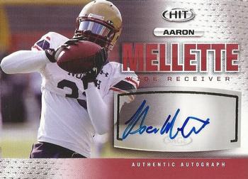 2013 SAGE HIT - Autographs #A113 Aaron Mellette Front