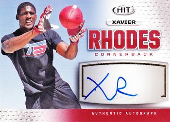 2013 SAGE HIT - Autographs #A127 Xavier Rhodes Front
