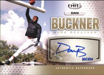 2013 SAGE HIT - Autographs Gold #A114 Dan Buckner Front