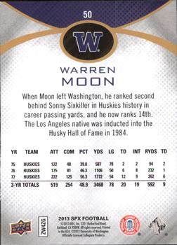 2013 SPx #50 Warren Moon Back