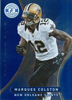 2012 Panini Totally Certified - Blue #52 Marques Colston Front