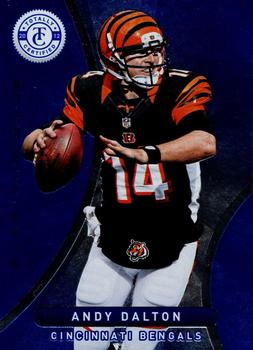 2012 Panini Totally Certified - Blue #6 Andy Dalton Front