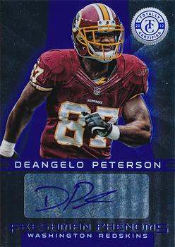 2012 Panini Totally Certified - Blue #122 Deangelo Peterson Front