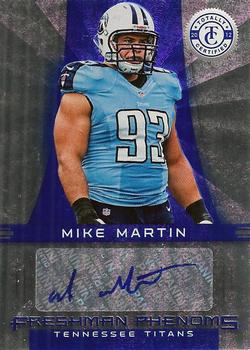 2012 Panini Totally Certified - Blue #192 Mike Martin Front