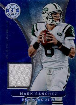 2012 Panini Totally Certified - Blue Materials #51 Mark Sanchez Front
