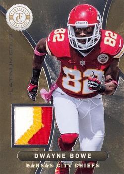 2012 Panini Totally Certified - Gold Materials Prime #39 Dwayne Bowe Front
