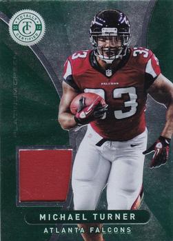 2012 Panini Totally Certified - Green Materials Prime #4 Michael Turner Front