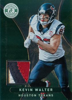 2012 Panini Totally Certified - Green Materials Prime #81 Kevin Walter Front