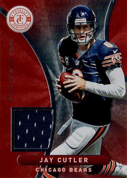 2012 Panini Totally Certified - Red Materials #16 Jay Cutler Front