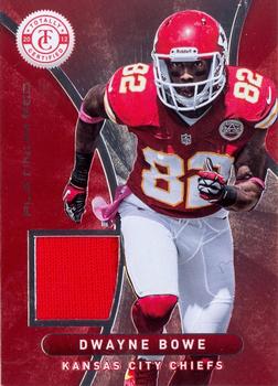 2012 Panini Totally Certified - Red Materials #39 Dwayne Bowe Front