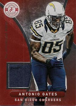 2012 Panini Totally Certified - Red Materials #61 Antonio Gates Front