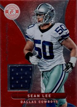 2012 Panini Totally Certified - Red Materials #80 Sean Lee Front