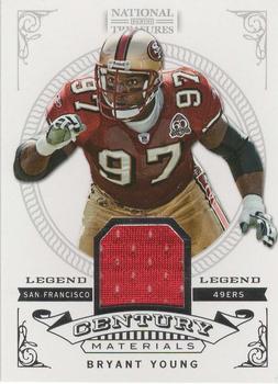 2012 Panini National Treasures - Legend Century Materials #9 Bryant Young Front