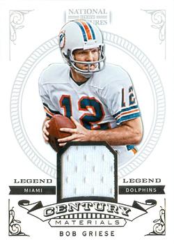 2012 Panini National Treasures - Legend Century Materials #5 Bob Griese Front