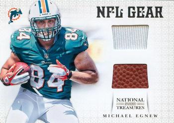 2012 Panini National Treasures - NFL Gear Combos #30 Michael Egnew Front