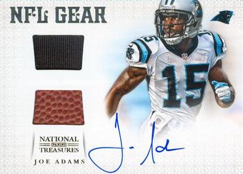 2012 Panini National Treasures - NFL Gear Combos Signatures #15 Joe Adams Front