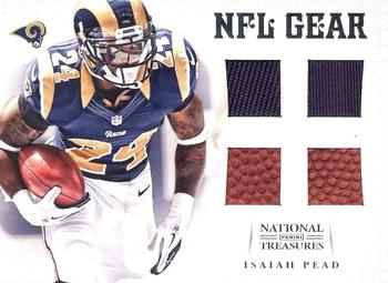 2012 Panini National Treasures - NFL Gear Quad #25 Isaiah Pead Front