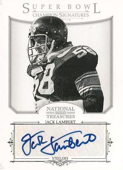 2012 Panini National Treasures - Super Bowl Champion Signatures #6 Jack Lambert Front