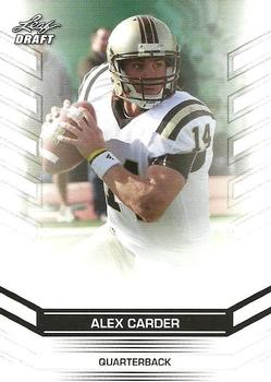 2013 Leaf Draft #2 Alex Carder Front