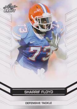 2013 Leaf Draft #63 Sharrif Floyd Front