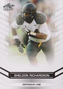 2013 Leaf Draft #64 Sheldon Richardson Front