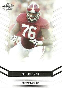 2013 Leaf Draft #86 D.J. Fluker Front