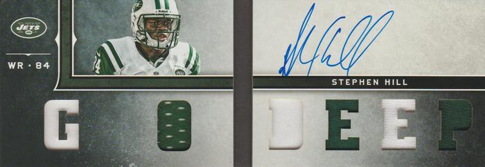 2012 Panini Playbook - Rookie Playbook Materials Die Cut Autographs Variation #31 Stephen Hill Front