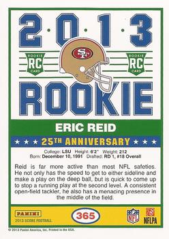 2013 Score #365 Eric Reid Back