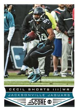2013 Score #96 Cecil Shorts III Front