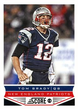 2013 Score #123 Tom Brady Front