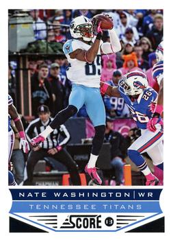 2013 Score #210 Nate Washington Front