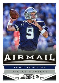 2013 Score #229 Tony Romo Front