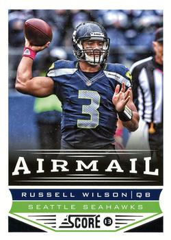 2013 Score #249 Russell Wilson Front