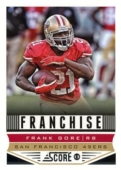 2013 Score #294 Frank Gore Front