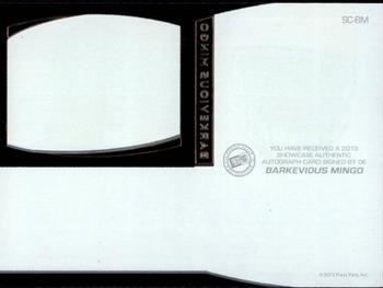 2013 Press Pass Showcase #SC-BM Barkevious Mingo Back