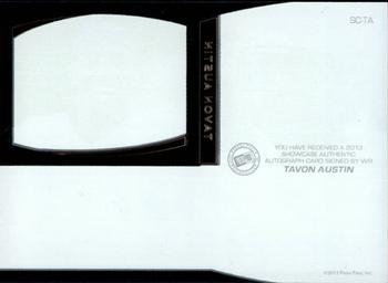 2013 Press Pass Showcase #SC-TA Tavon Austin Back